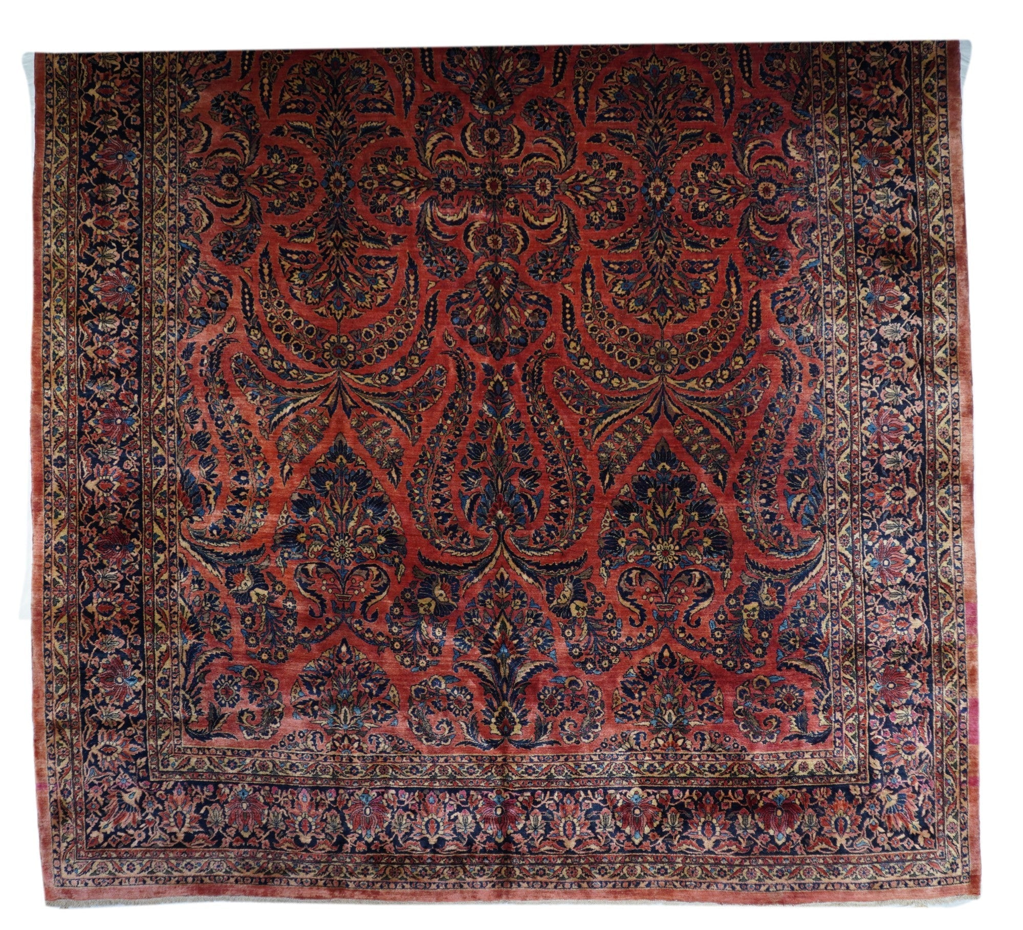 Antique Sarouk Rug 12'2'' x 18'4''