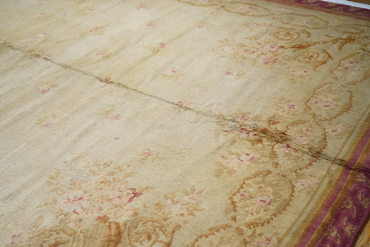 Antique Savonnerie Rug 11'1'' x 18'1''