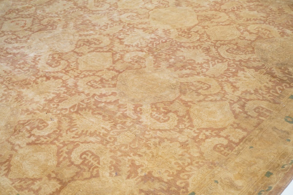 Vintage European Hook Rug 12'11'' x 19'10''