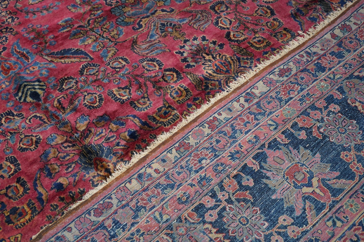 Antique Sarouk Rug 11'3'' x 17'8''