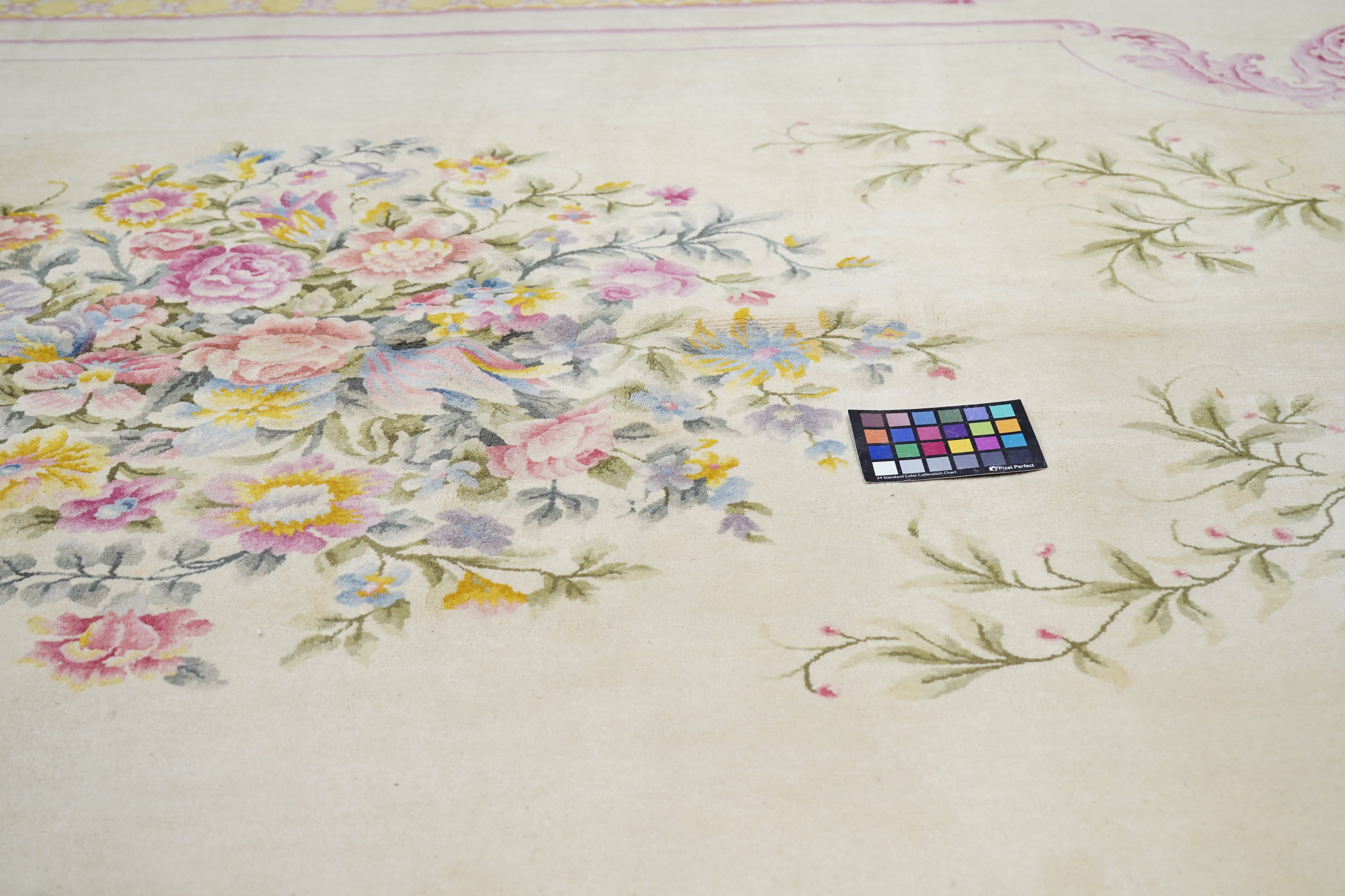 Vintage Savonnerie Rug 11' 1'' x 21' 4''