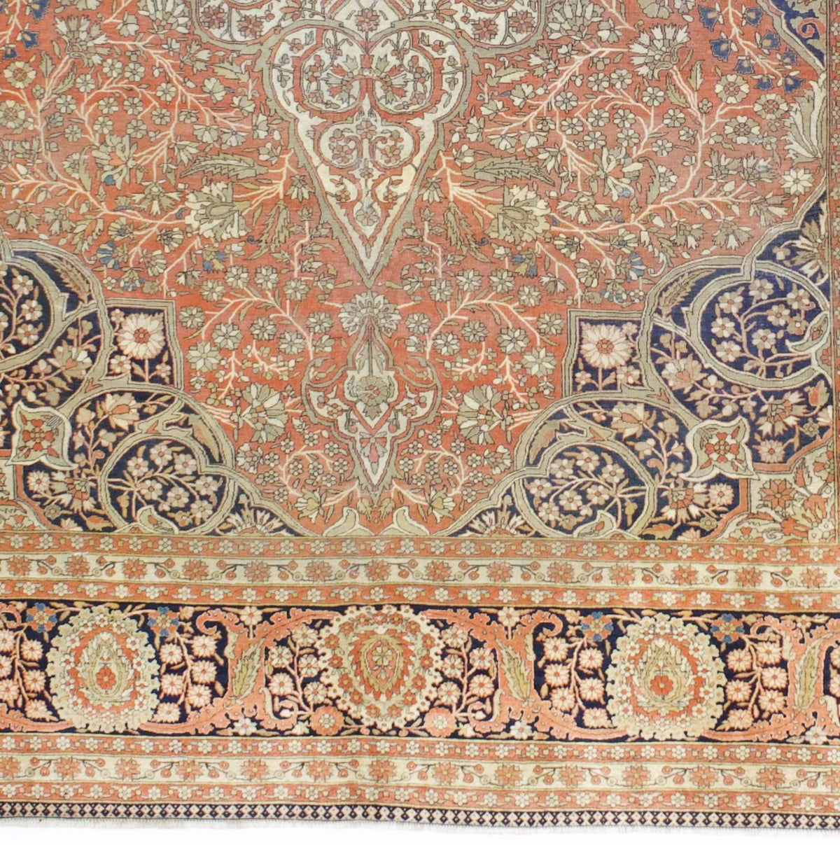 Antique Mohtashem Kashan Rug 8'4'' x 11'4''
