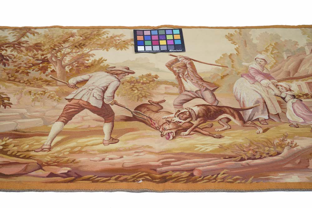 Antique French Tapestry 2'0'' x 3'9''