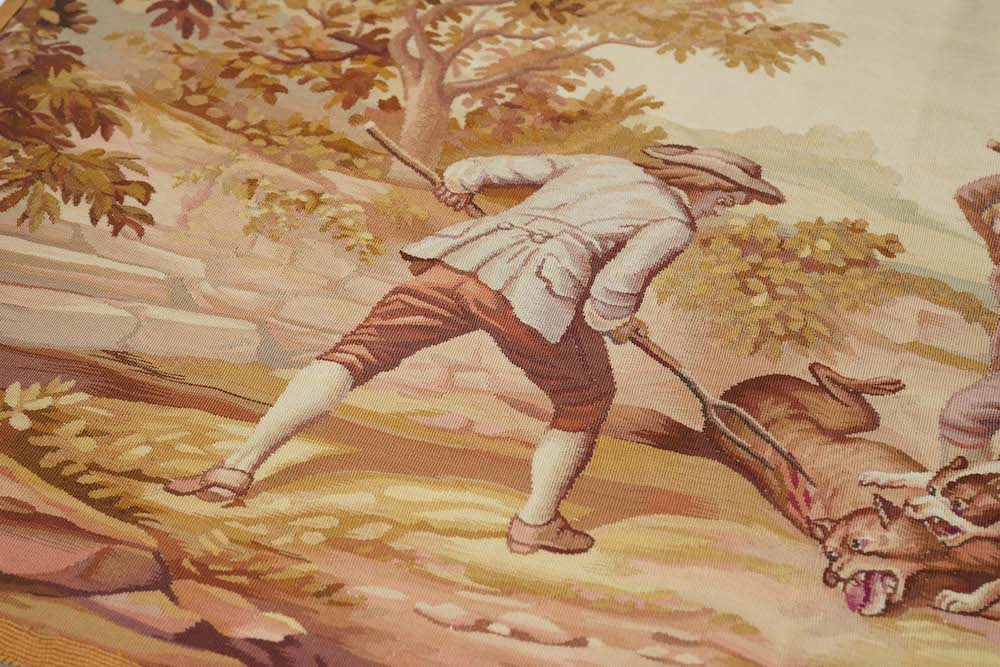 Antique French Tapestry 2'0'' x 3'9''
