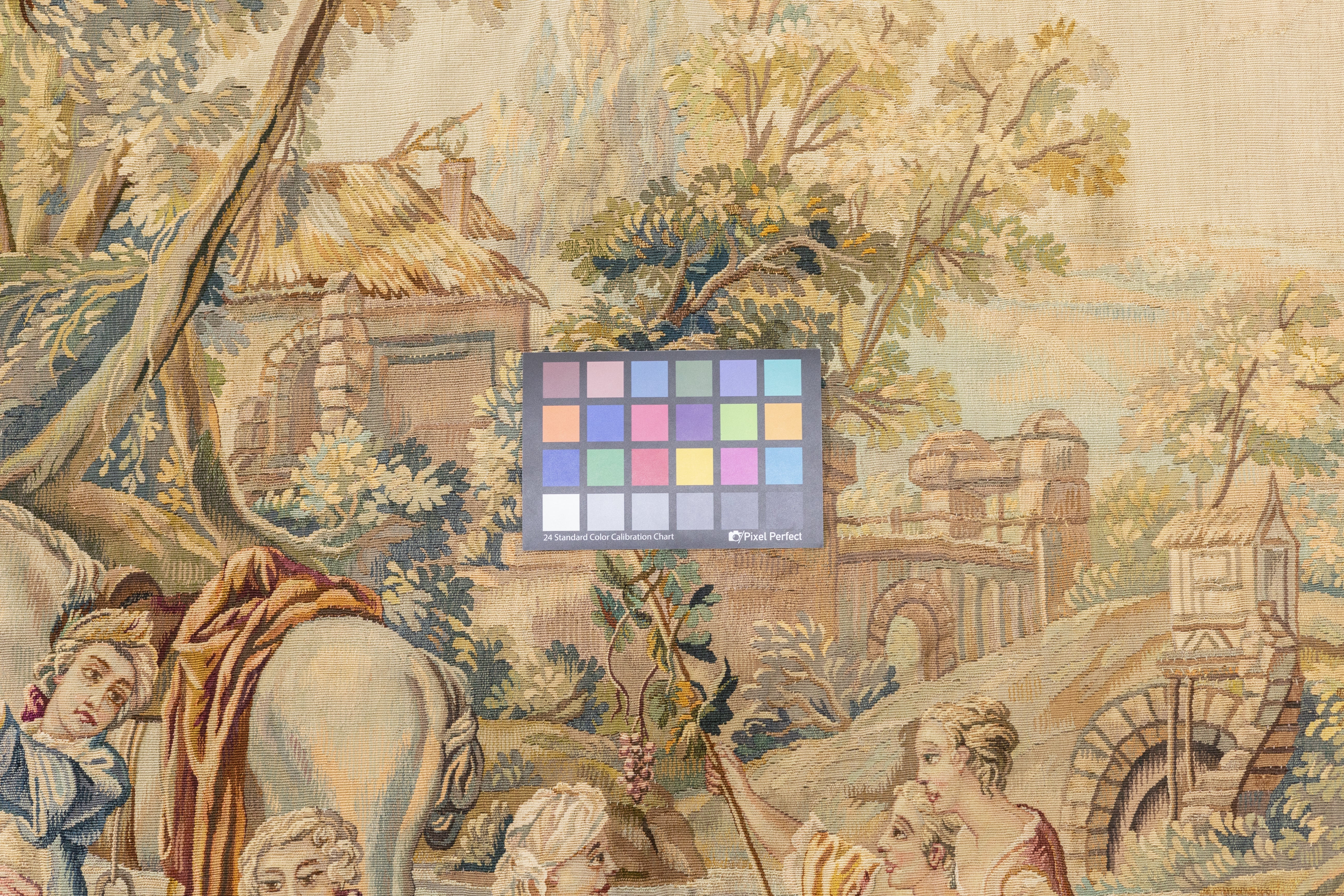 Antique Tapestry Aubusson-Beauvais Pictorial French 4'9'' x 6'3''