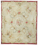 Antique Aubusson-Beauvais Rug 5'1'' x 6'2''