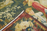 Vintage Belgium Pictorial Tapestry 7'5'' x 7'7''