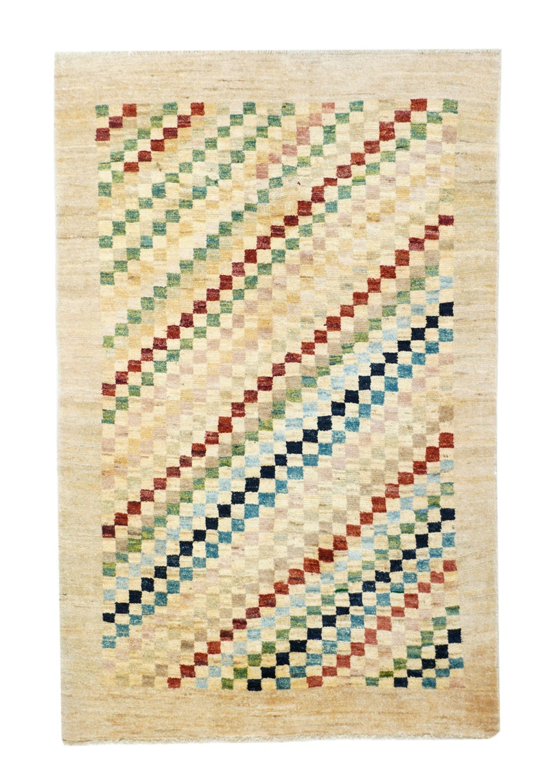 Vintage Gabbeh Rug 3'1'' x 4'10''