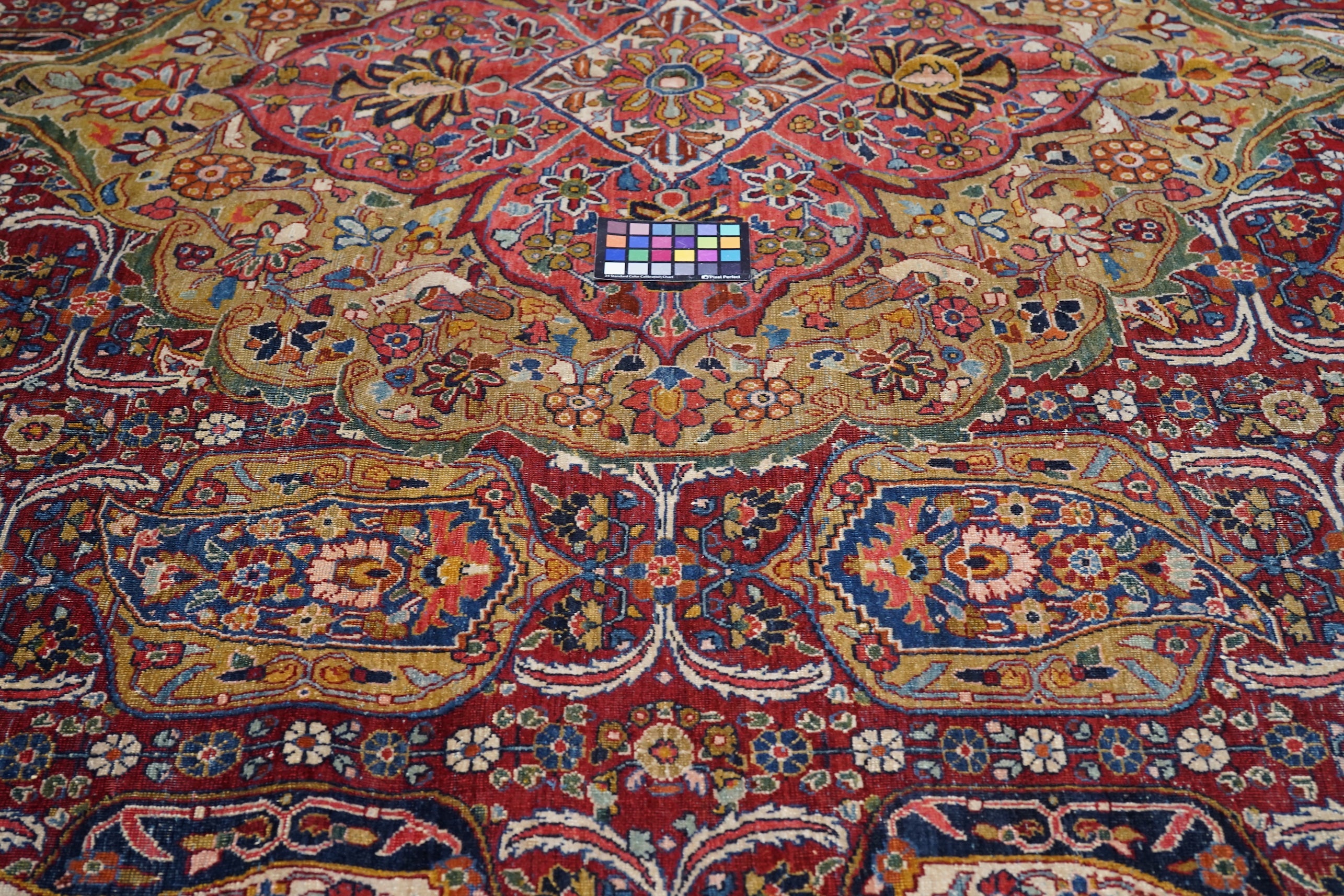 Vintage  Sarouk Rug 11' 10'' x 17' 6''