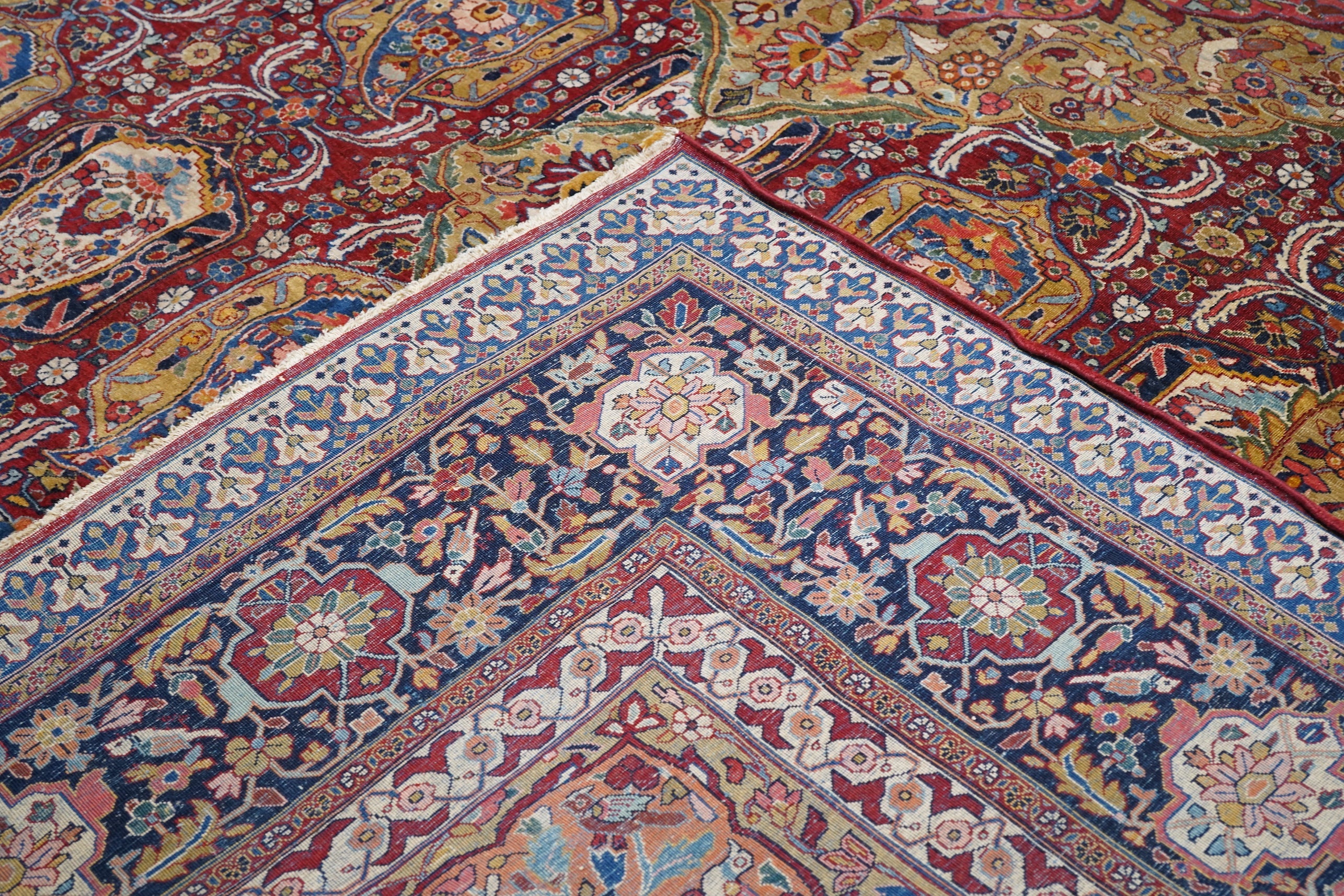 Vintage  Sarouk Rug 11' 10'' x 17' 6''
