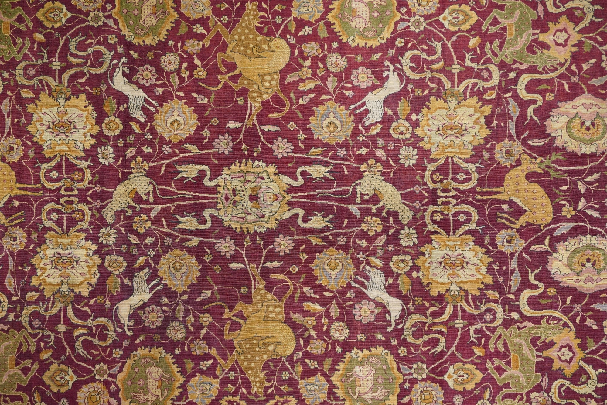 Antique Agra Rug 12'0'' x 16'6'' circa 1880