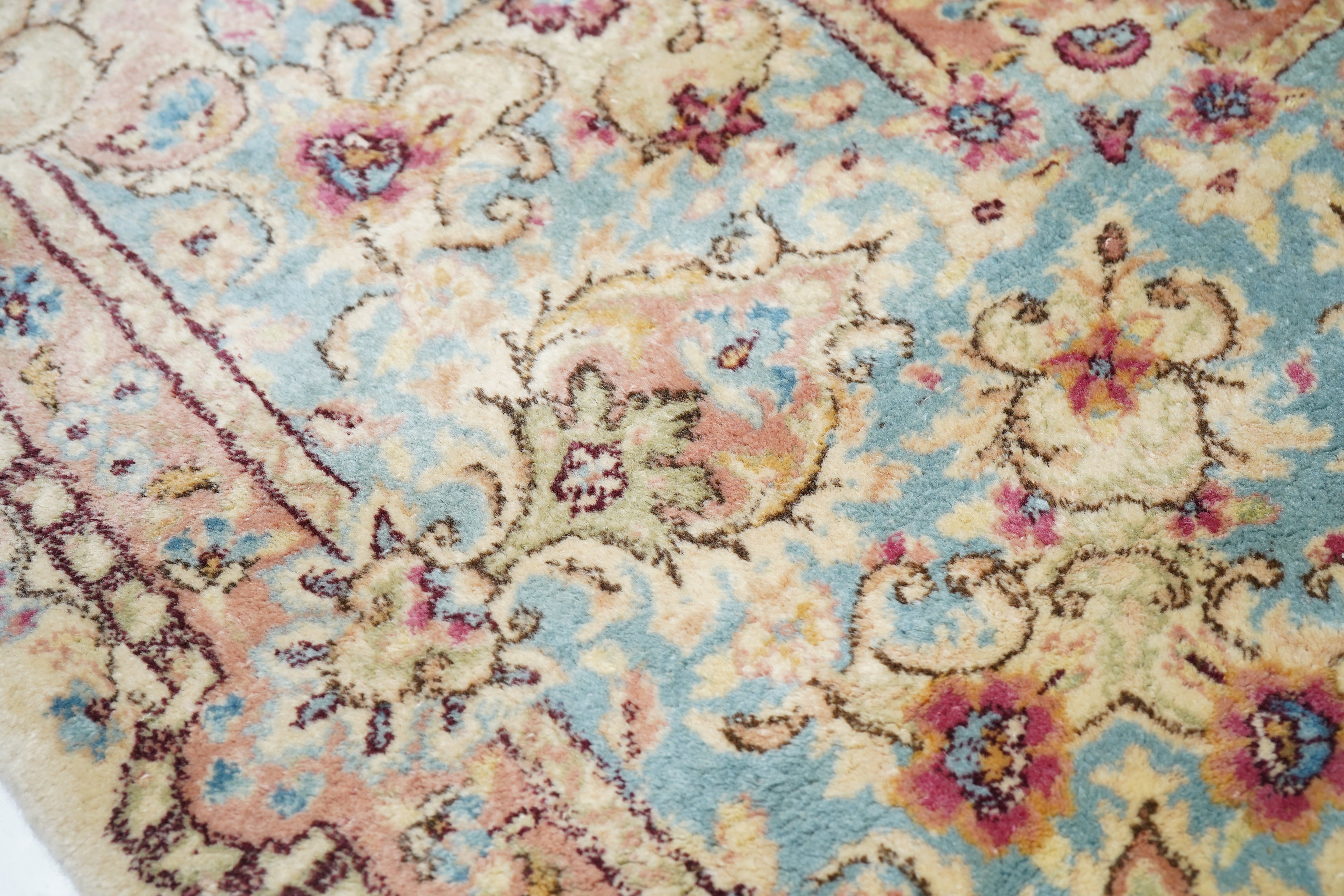 Vintage  Kerman Rug 10' 0" x 11' 0"