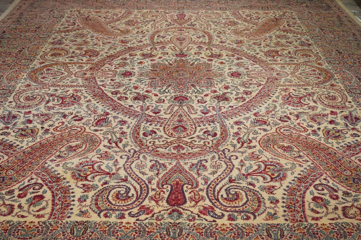 Antique Kerman Rug 11'3'' x 15'5''