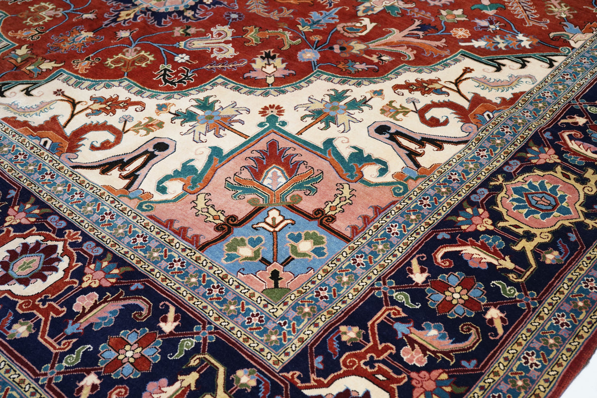 Vintage Heriz Rug 13'2'' x 19'6''