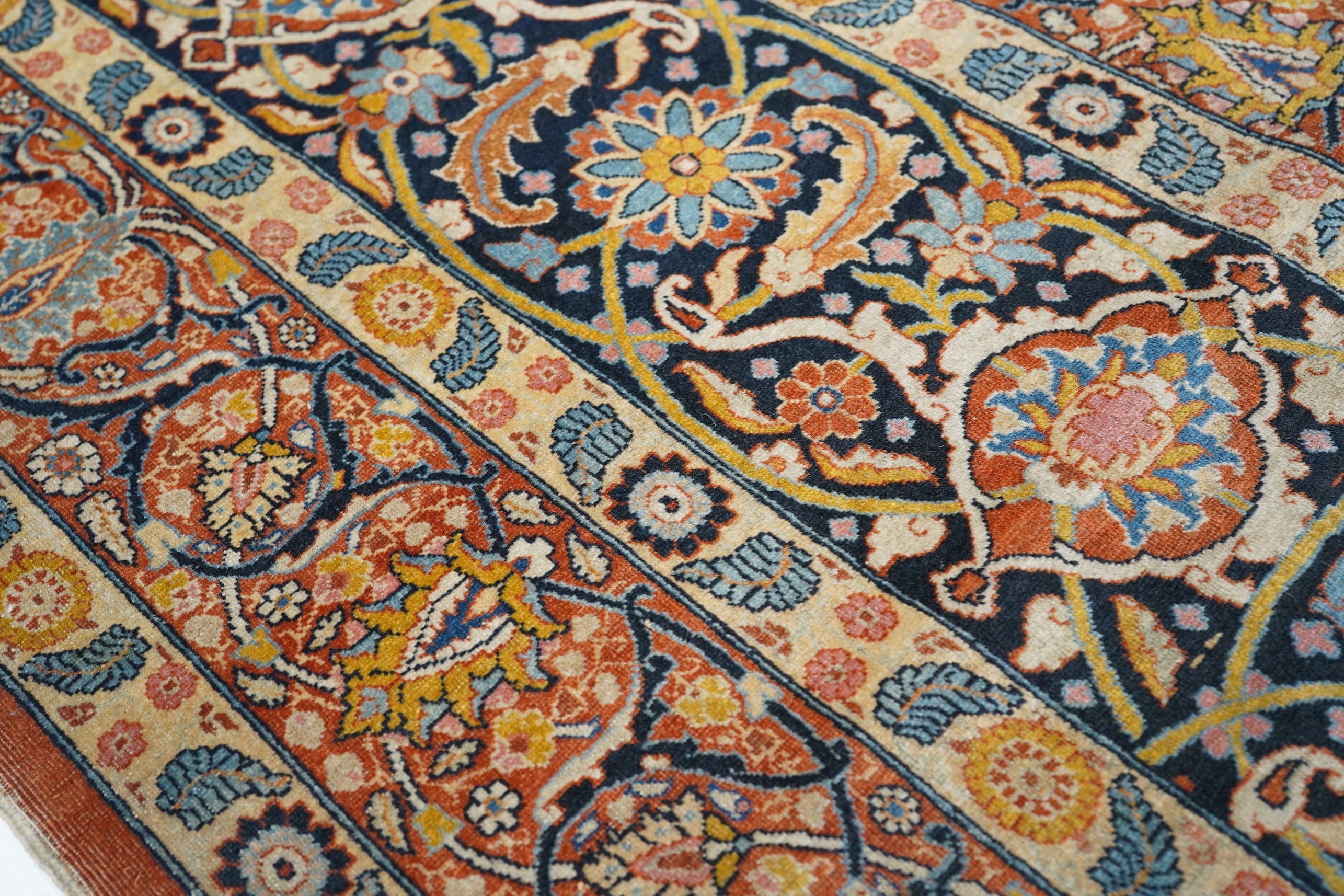 Antique  Haji Jalili Tabriz Rug 13' 6'' x 18' 7''