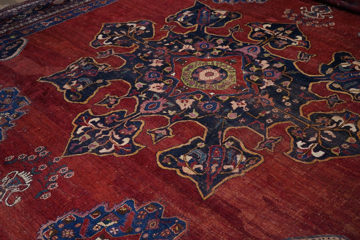 Antique Qashqai Rug 11'0'' x 18'10''
