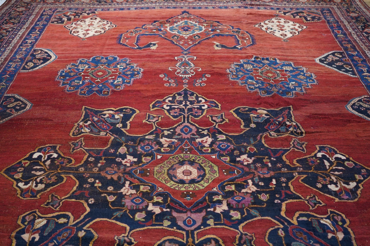 Antique Qashqai Rug 11'0'' x 18'10''