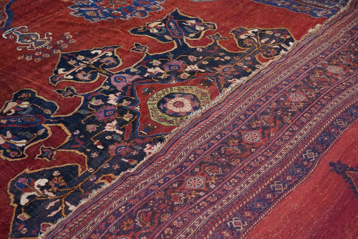 Antique Qashqai Rug 11'0'' x 18'10''