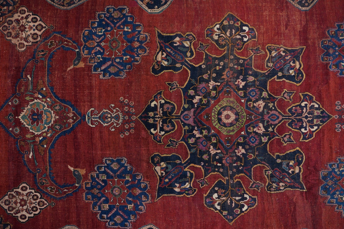 Antique Qashqai Rug 11'0'' x 18'10''