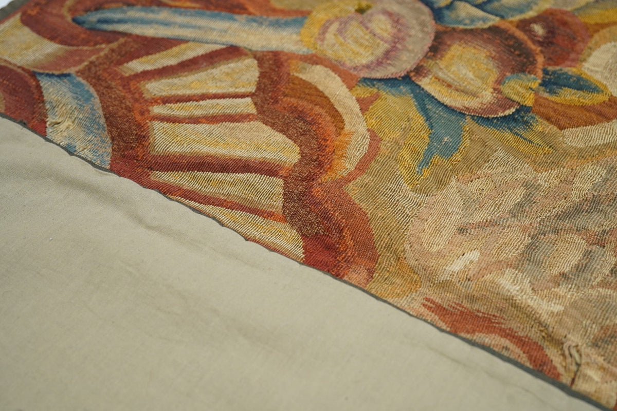 Antique Tapestry Flemish Panel 1'7'' x 8'5''