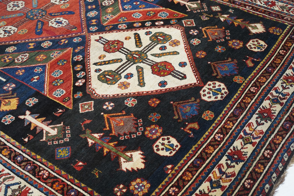 Antique Bakhtiari Rug 6'10'' x 12'5''