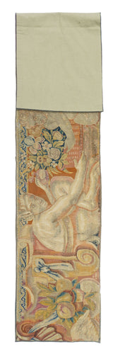 Antique Tapestry Flemish Panel 1'7'' x 8'3''