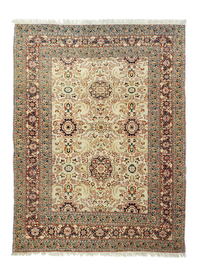 Antique Haji Jalili Rug 4'3'' x 5'3''