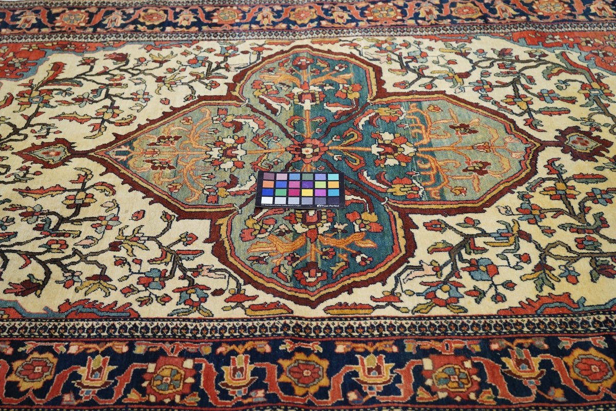 Antique Farahan Sarouk Rug 4'3'' x 6'7''