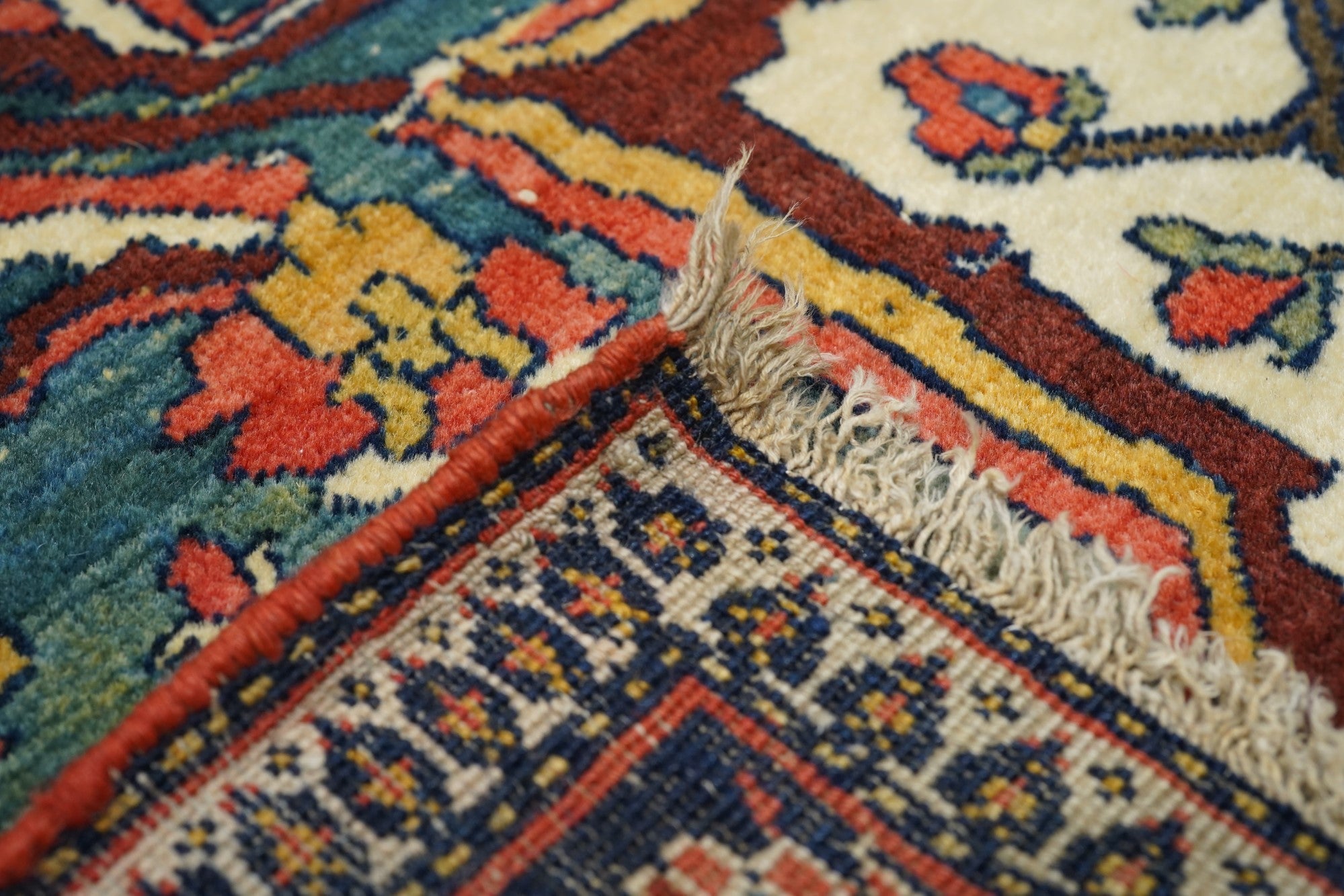 Antique Farahan Sarouk Rug 4'3'' x 6'7''