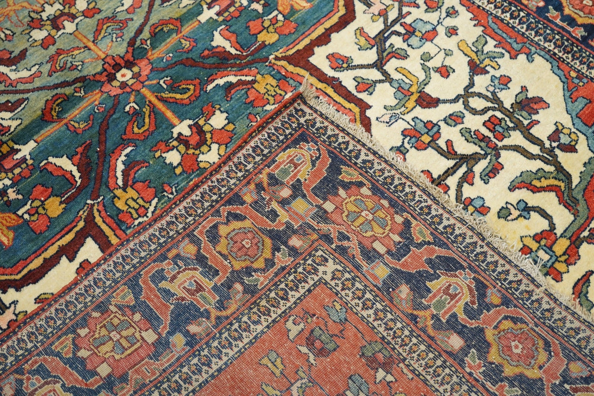 Antique Farahan Sarouk Rug 4'3'' x 6'7''