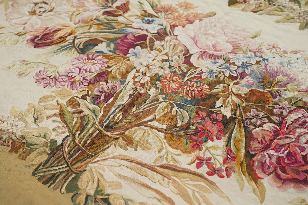 Antique Tapestry Aubusson-Beauvais 2'2'' x 4'6''