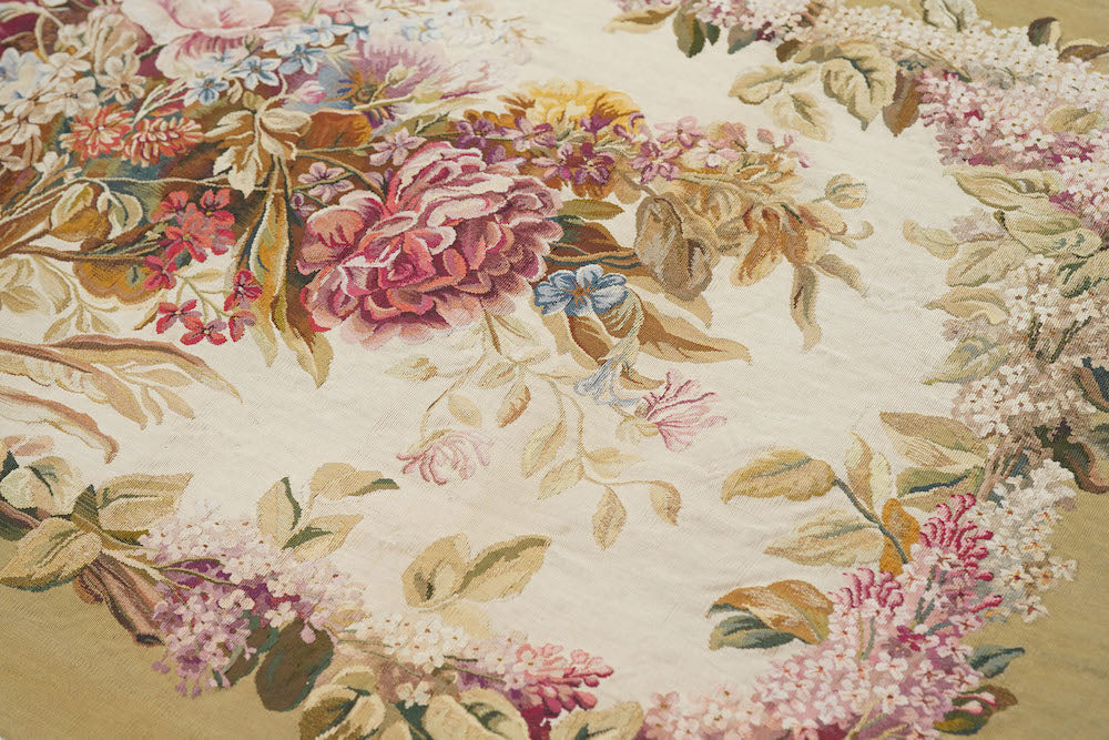 Antique Tapestry Aubusson-Beauvais 2'2'' x 4'6''
