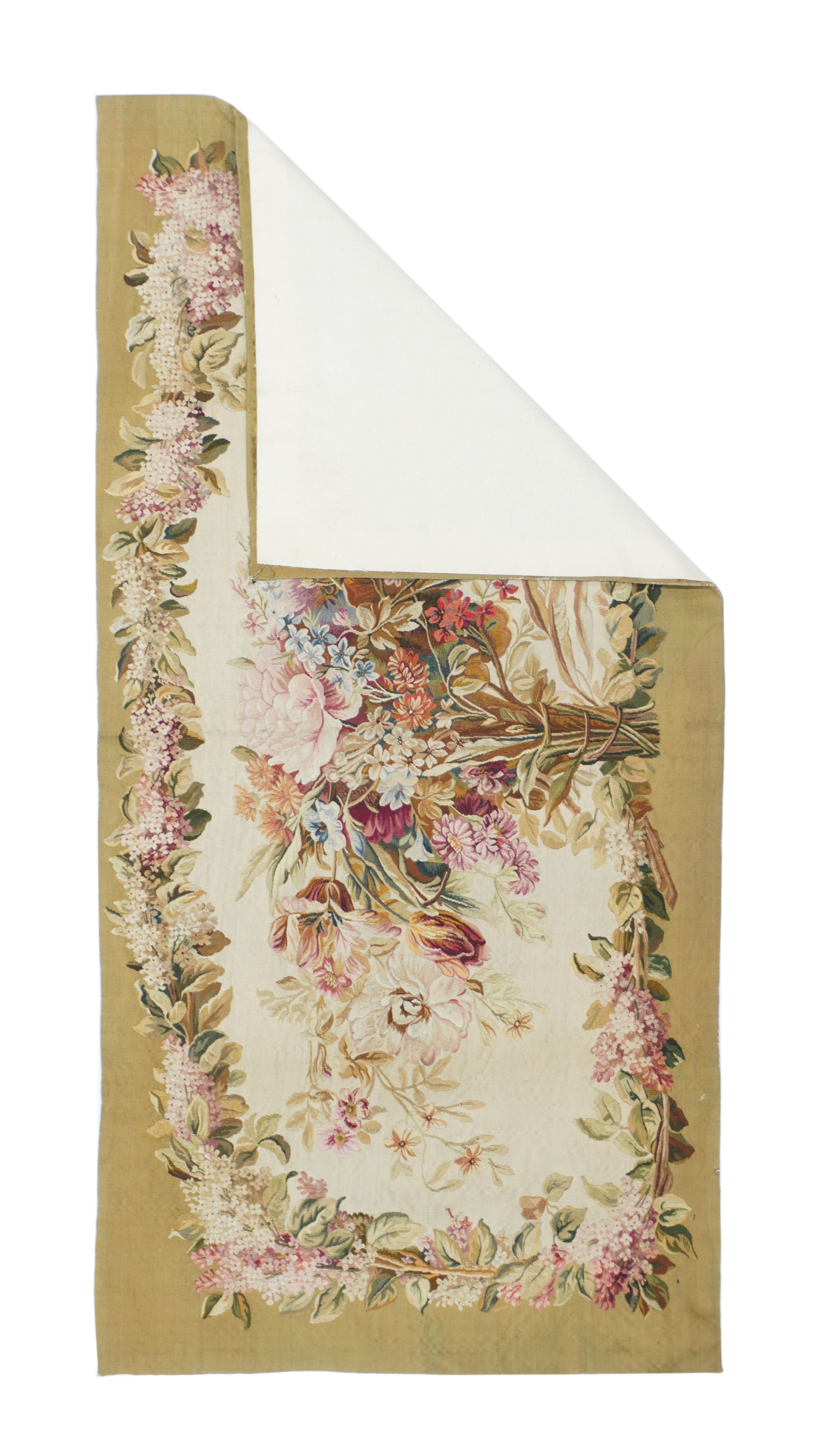 Antique Tapestry Aubusson-Beauvais 2'2'' x 4'6''