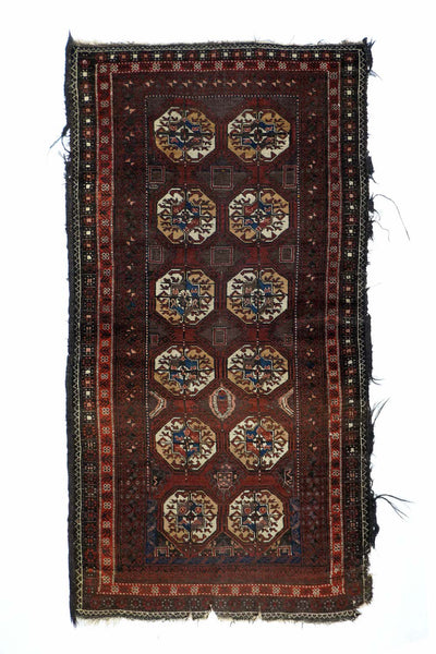 Vintage Baluch Rug 3'0'' x 6'0''