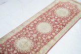 Fine  Silk Qum Runner 2'2'' x 9'3''