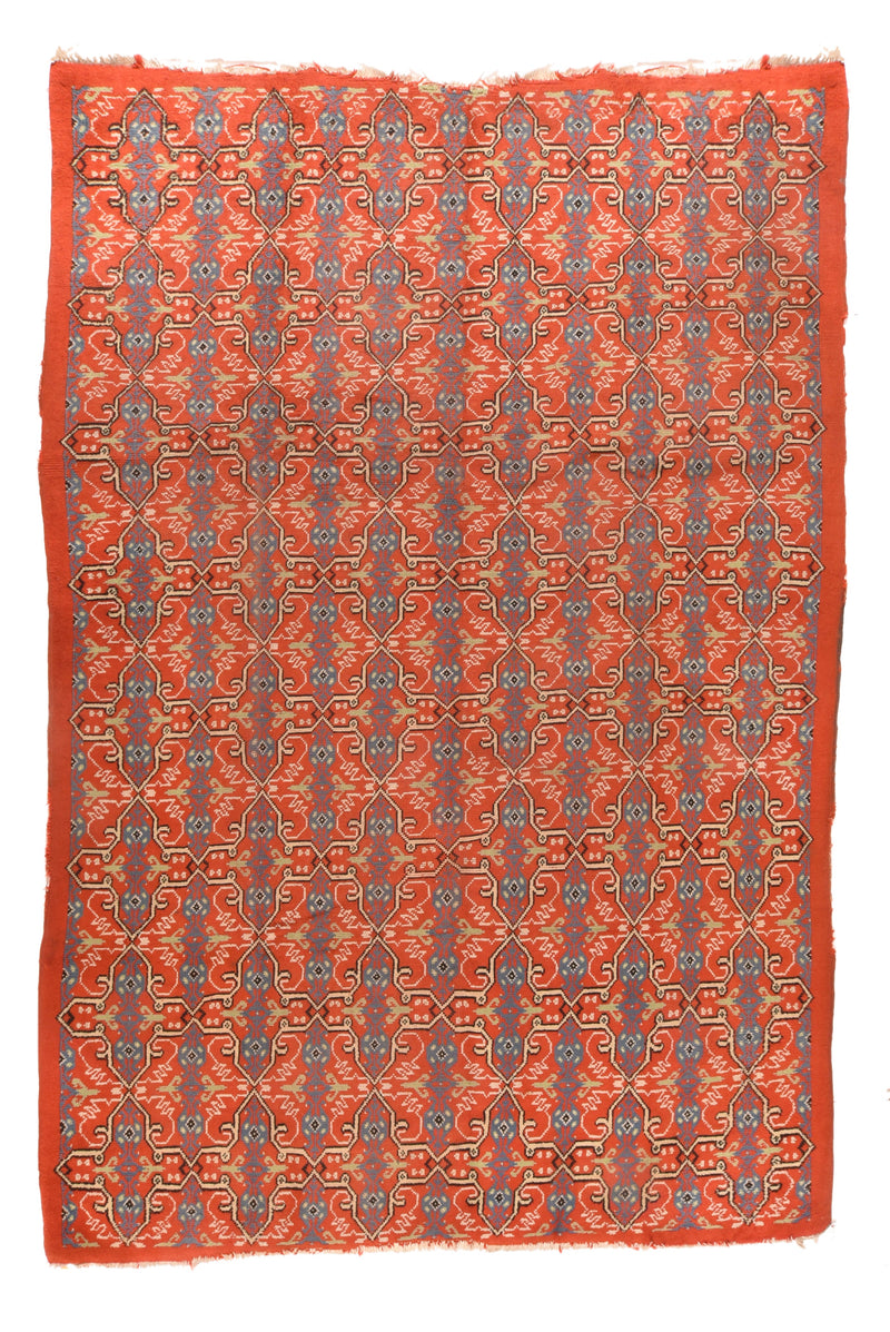 Vintage European Wool Rug 6'9'' x 9'8''