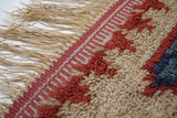 Vintage Swedish Rug 5'4'' x 7'6''