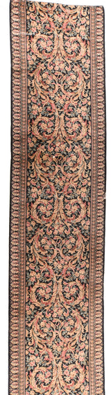 Vintage Savonnerie Design Rug 4' x 19'4''