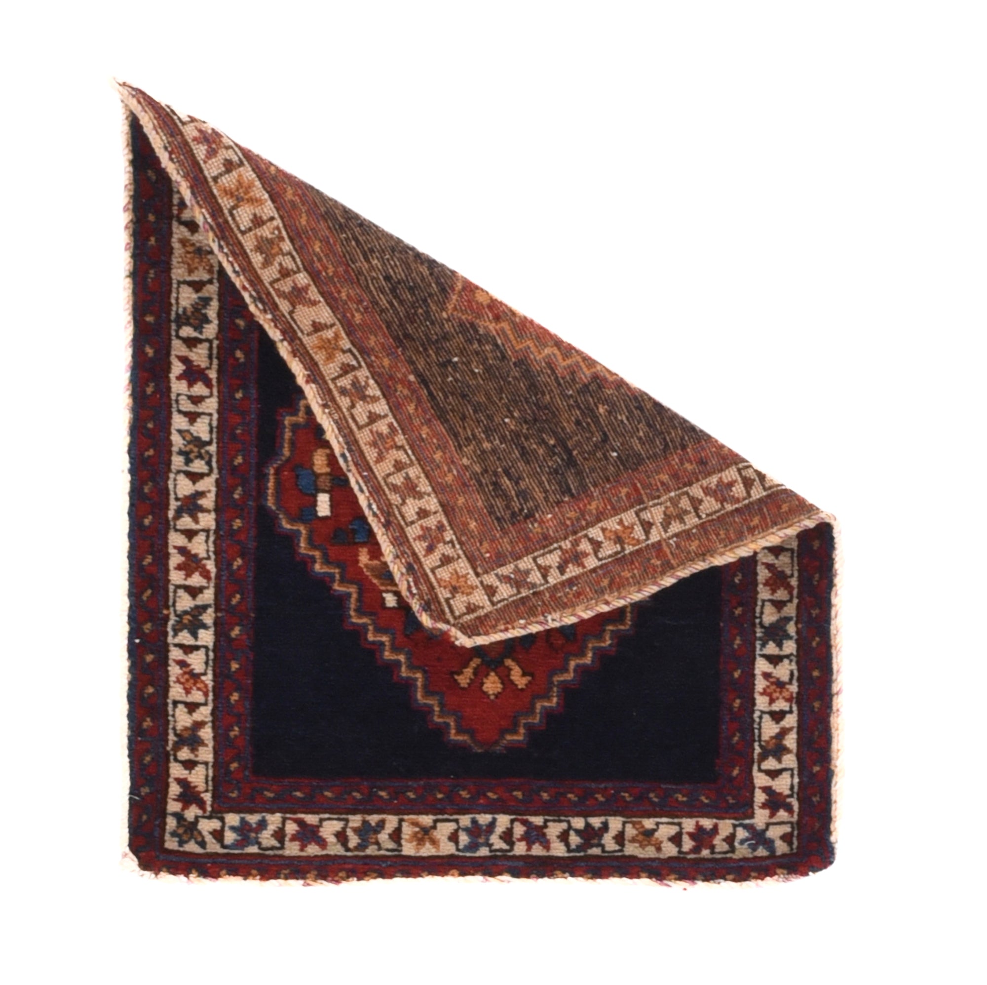 Antique Afshar Rug 1'7" x 2'2"