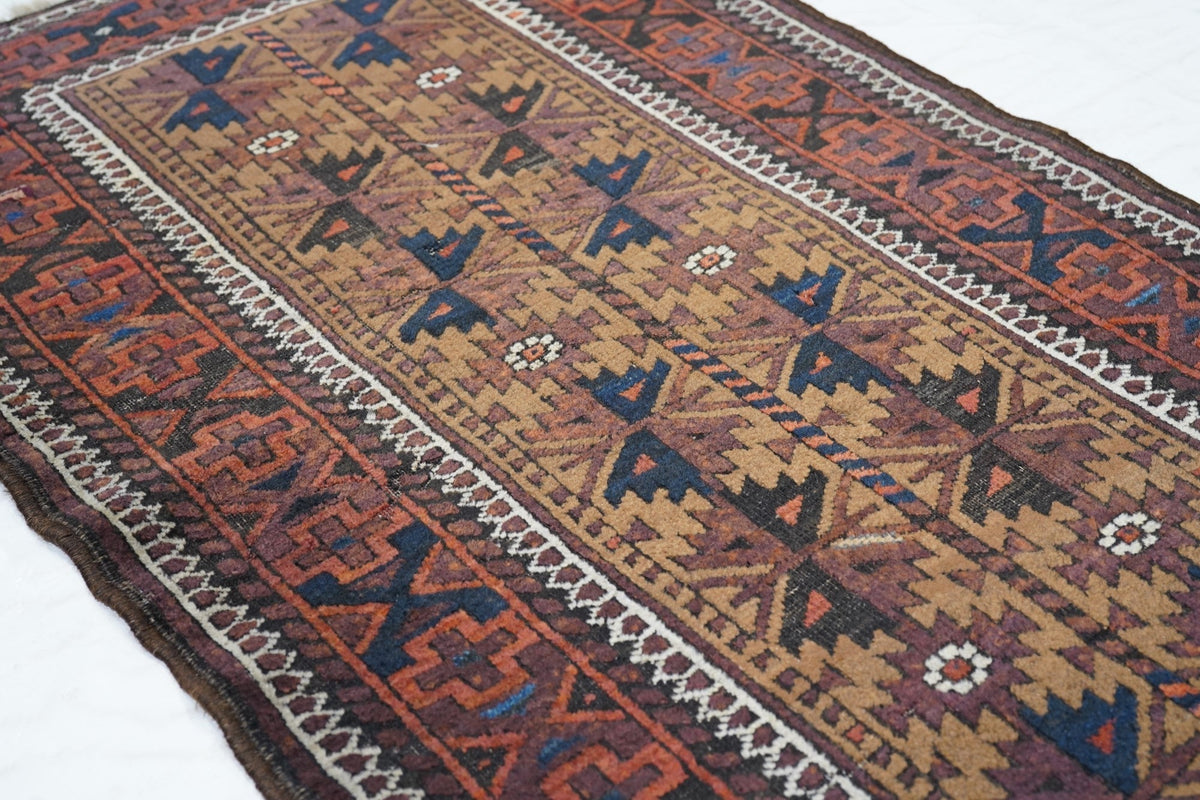Vintage Baluch Rug 2'9'' x 4'10''
