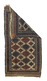 Antique Baluch Tribal Rug 2'9'' x 5'2''