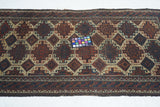 Antique Baluch Tribal Rug 2'9'' x 5'2''
