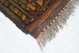 Vintage Afghan Rug 3'3'' x 3'9''