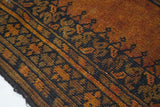 Vintage Afghan Rug 3'3'' x 3'9''
