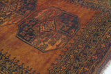 Vintage Afghan Rug 3'3'' x 3'9''