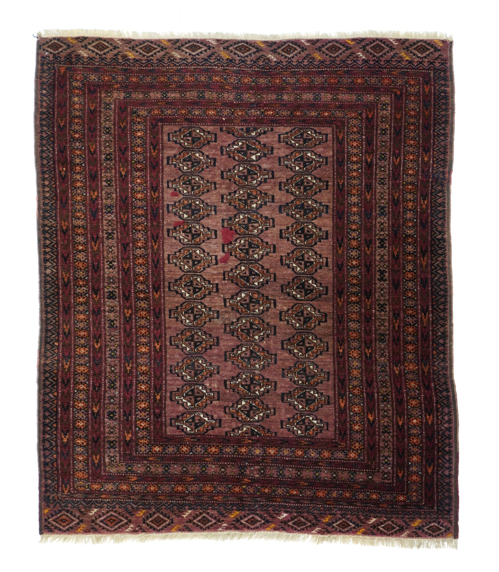 Vintage Bokhara Rug 3'11'' x 4'9''