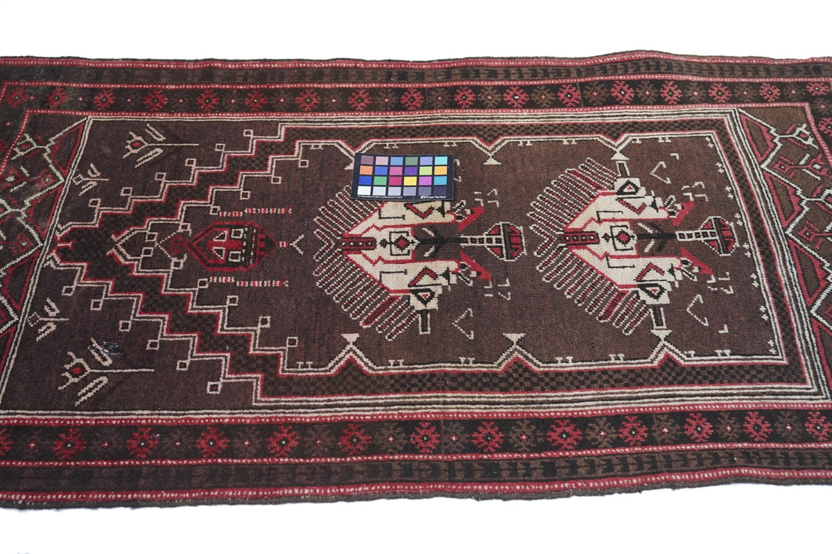 Vintage Tribal Afghan Rug 2'9'' x 5'0''