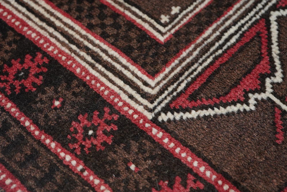 Vintage Tribal Afghan Rug 2'9'' x 5'0''