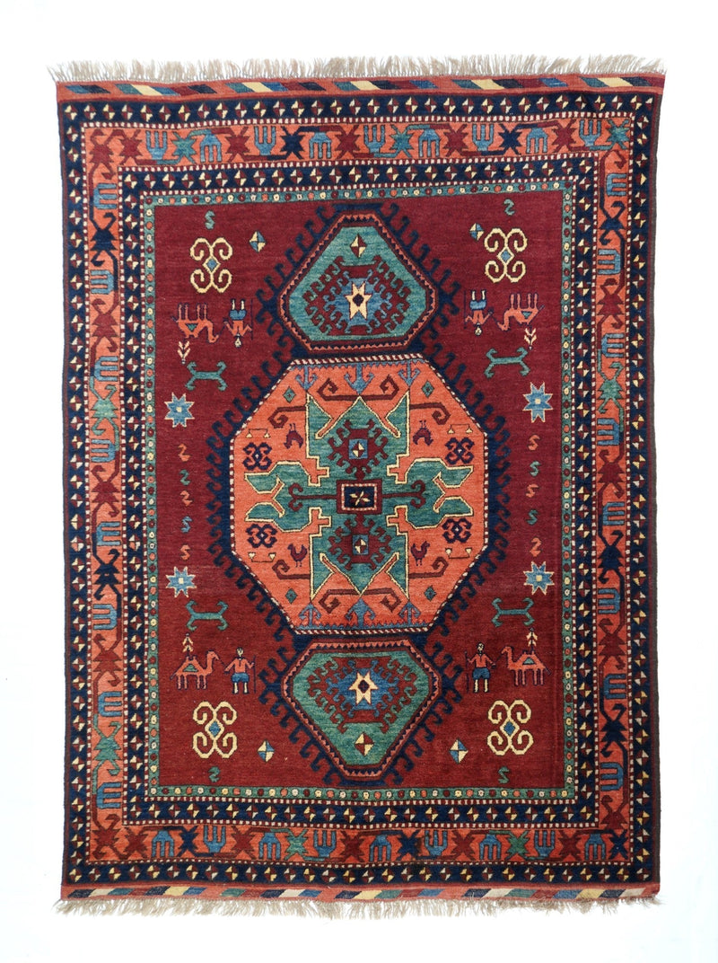 Vintage Kazak Design Rug 5'4'' x 7'1''