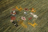 Vintage Gabbeh Rug 4'0" x 6'8''